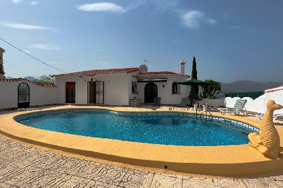Villa in Benidoleig zur Ferienvermietung, Espace de vie 180 m², Baujahr 1989, + KLIMA, Klimaanlage, Terrain 653 m², 3 Chambres &agrave; coucher, 2 Badezimmer, Pool, ref.: T-0923-2