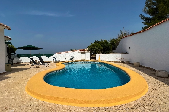 Villa in Benidoleig zur Ferienvermietung, Espace de vie 180 m², Baujahr 1989, + KLIMA, Klimaanlage, Terrain 653 m², 3 Chambres &agrave; coucher, 2 Badezimmer, Pool, ref.: T-0923-21
