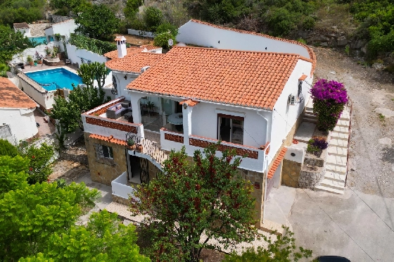 Villa in Benidoleig zur Ferienvermietung, Espace de vie 180 m², Baujahr 1989, + KLIMA, Klimaanlage, Terrain 653 m², 3 Chambres &agrave; coucher, 2 Badezimmer, Pool, ref.: T-0923-23
