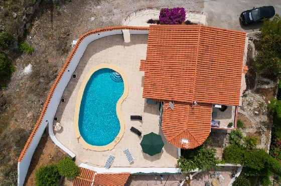 Villa in Benidoleig zur Ferienvermietung, Espace de vie 180 m², Baujahr 1989, + KLIMA, Klimaanlage, Terrain 653 m², 3 Chambres &agrave; coucher, 2 Badezimmer, Pool, ref.: T-0923-24