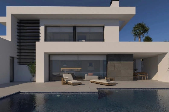 Villa in Cumbre del Sol zu verkaufen, Espace de vie 337 m², Terrain 824 m², 3 Chambres &agrave; coucher, 4 Badezimmer, Pool, ref.: BS-82447844-3