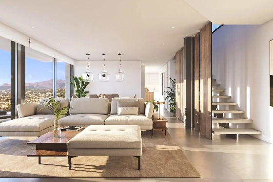 Villa in Cumbre del Sol zu verkaufen, Espace de vie 320 m², Terrain 805 m², 3 Chambres &agrave; coucher, 3 Badezimmer, Pool, ref.: BS-82447847-3