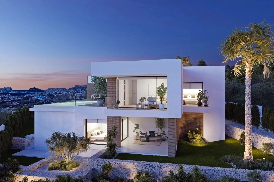 Villa in Cumbre del Sol zu verkaufen, Espace de vie 442 m², Terrain 951 m², 3 Chambres &agrave; coucher, 4 Badezimmer, Pool, ref.: BS-82447852-1