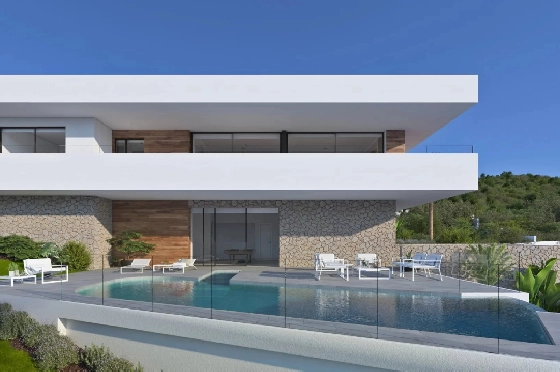 Villa in Cumbre del Sol zu verkaufen, Espace de vie 497 m², Terrain 963 m², 3 Chambres &agrave; coucher, 4 Badezimmer, Pool, ref.: BS-82447859-5