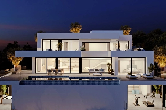 Villa in Cumbre del Sol zu verkaufen, Espace de vie 650 m², Terrain 1087 m², 4 Chambres &agrave; coucher, 5 Badezimmer, Pool, ref.: BS-82447867-3