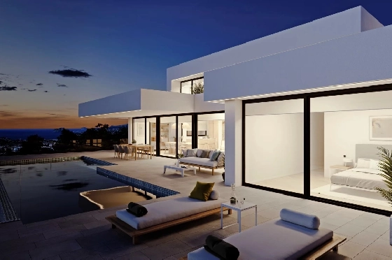 Villa in Cumbre del Sol zu verkaufen, Espace de vie 650 m², Terrain 1087 m², 4 Chambres &agrave; coucher, 5 Badezimmer, Pool, ref.: BS-82447867-4