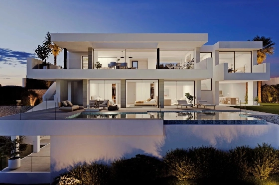 Villa in Cumbre del Sol zu verkaufen, Espace de vie 597 m², Terrain 1158 m², 3 Chambres &agrave; coucher, 5 Badezimmer, Pool, ref.: BS-82447870-6