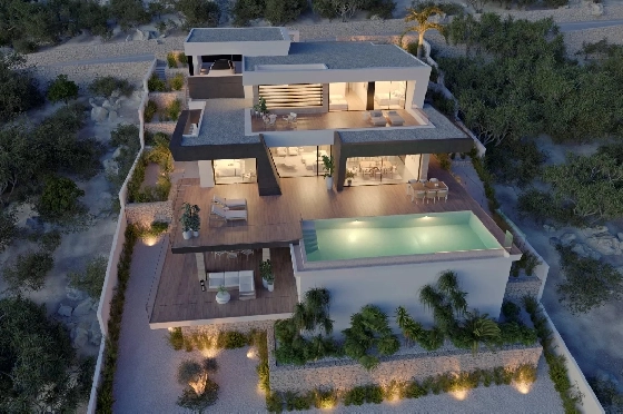 Villa in Cumbre del Sol zu verkaufen, Espace de vie 547 m², Terrain 861 m², 3 Chambres &agrave; coucher, 4 Badezimmer, Pool, ref.: BS-82600904-3