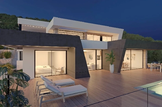 Villa in Cumbre del Sol zu verkaufen, Espace de vie 547 m², Terrain 861 m², 3 Chambres &agrave; coucher, 4 Badezimmer, Pool, ref.: BS-82600904-4
