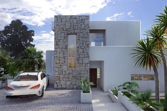 Villa in Benissa(Baladrar) zu verkaufen, Espace de vie 138 m², Baujahr 2023, Klimaanlage, Terrain 625 m², 3 Chambres &agrave; coucher, 3 Badezimmer, Pool, ref.: BI-BE.H-884-3