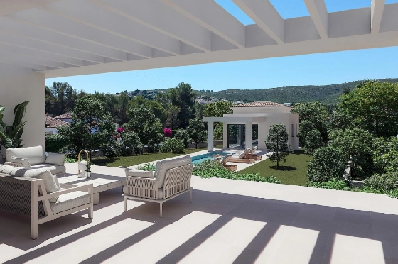 Villa in Javea zu verkaufen, Espace de vie 420 m², Baujahr 2023, Klimaanlage, Terrain 1741 m², 4 Chambres &agrave; coucher, 4 Badezimmer, Pool, ref.: BI-JA.H-122-2