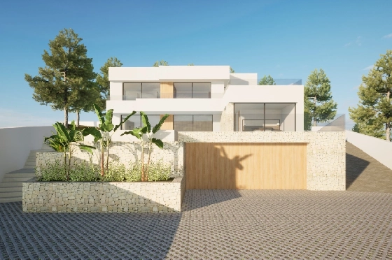 Villa in Moraira(Pla del Mar) zu verkaufen, Espace de vie 340 m², Baujahr 2023, Klimaanlage, Terrain 1070 m², 4 Chambres &agrave; coucher, 4 Badezimmer, Pool, ref.: BI-MT.H-787-14