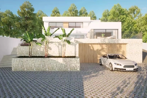 Villa in Moraira(Pla del Mar) zu verkaufen, Espace de vie 340 m², Baujahr 2023, Klimaanlage, Terrain 1070 m², 4 Chambres &agrave; coucher, 4 Badezimmer, Pool, ref.: BI-MT.H-787-2