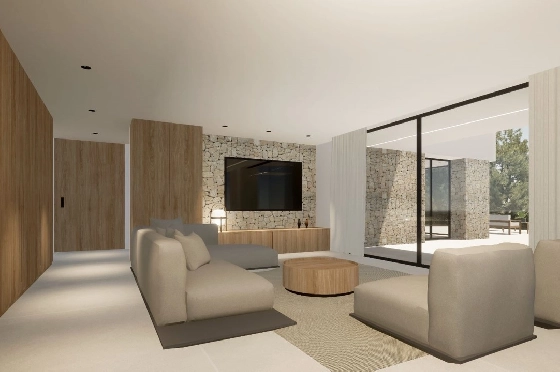 Villa in Moraira(Pla del Mar) zu verkaufen, Espace de vie 340 m², Baujahr 2023, Klimaanlage, Terrain 1070 m², 4 Chambres &agrave; coucher, 4 Badezimmer, Pool, ref.: BI-MT.H-787-7