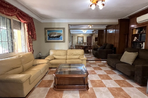 Villa in Denia zu vermieten, Espace de vie 200 m², Zustand gepflegt, + Zentralheizung, Klimaanlage, Terrain 900 m², 3 Chambres &agrave; coucher, 2 Badezimmer, Pool, ref.: D-0123-32
