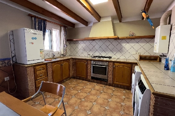 Villa in Denia zu vermieten, Espace de vie 200 m², Zustand gepflegt, + Zentralheizung, Klimaanlage, Terrain 900 m², 3 Chambres &agrave; coucher, 2 Badezimmer, Pool, ref.: D-0123-40