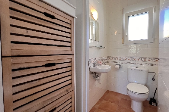 Villa in Els Poblets zur Ferienvermietung, Espace de vie 125 m², Baujahr 2003, + KLIMA, Klimaanlage, Terrain 400 m², 2 Chambres &agrave; coucher, 2 Badezimmer, Pool, ref.: T-1123-12