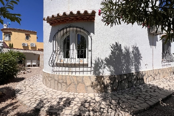 Villa in Els Poblets zur Ferienvermietung, Espace de vie 125 m², Baujahr 2003, + KLIMA, Klimaanlage, Terrain 400 m², 2 Chambres &agrave; coucher, 2 Badezimmer, Pool, ref.: T-1123-26