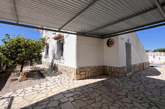 Villa in Els Poblets zur Ferienvermietung, Espace de vie 125 m², Baujahr 2003, + KLIMA, Klimaanlage, Terrain 400 m², 2 Chambres &agrave; coucher, 2 Badezimmer, Pool, ref.: T-1123-27