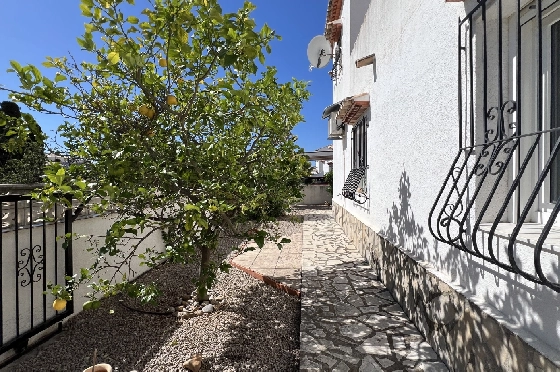 Villa in Els Poblets zur Ferienvermietung, Espace de vie 125 m², Baujahr 2003, + KLIMA, Klimaanlage, Terrain 400 m², 2 Chambres &agrave; coucher, 2 Badezimmer, Pool, ref.: T-1123-28