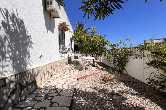 Villa in Els Poblets zur Ferienvermietung, Espace de vie 125 m², Baujahr 2003, + KLIMA, Klimaanlage, Terrain 400 m², 2 Chambres &agrave; coucher, 2 Badezimmer, Pool, ref.: T-1123-29