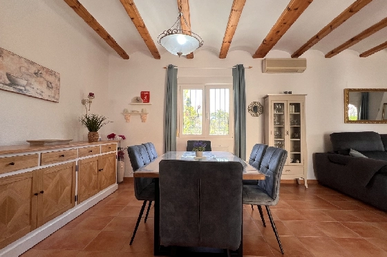 Villa in Els Poblets zur Ferienvermietung, Espace de vie 125 m², Baujahr 2003, + KLIMA, Klimaanlage, Terrain 400 m², 2 Chambres &agrave; coucher, 2 Badezimmer, Pool, ref.: T-1123-5