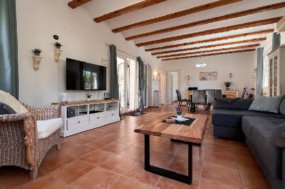 Villa in Els Poblets zur Ferienvermietung, Espace de vie 125 m², Baujahr 2003, + KLIMA, Klimaanlage, Terrain 400 m², 2 Chambres &agrave; coucher, 2 Badezimmer, Pool, ref.: T-1123-8