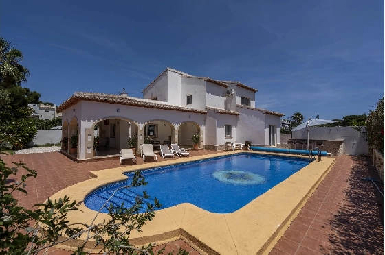 Villa in Javea zu verkaufen, Espace de vie 220 m², Klimaanlage, 4 Chambres &agrave; coucher, 2 Badezimmer, Pool, ref.: BS-83565899-1