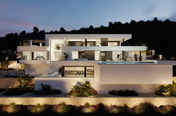 Villa in Cumbre del Sol zu verkaufen, Espace de vie 830 m², Terrain 1877 m², 1 Chambres &agrave; coucher, 5 Badezimmer, Pool, ref.: BS-83710403-2