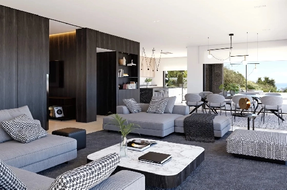 Villa in Cumbre del Sol zu verkaufen, Espace de vie 830 m², Terrain 1877 m², 1 Chambres &agrave; coucher, 5 Badezimmer, Pool, ref.: BS-83710403-6