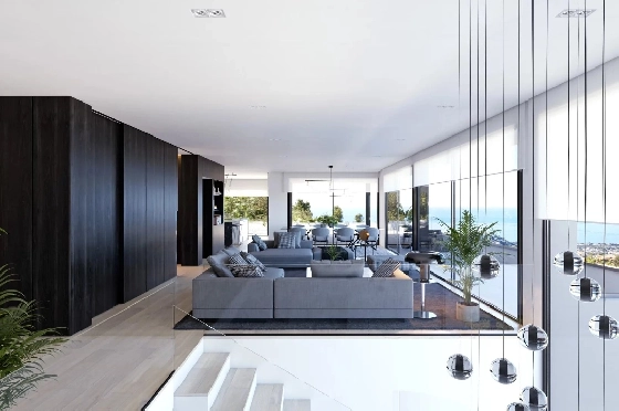 Villa in Cumbre del Sol zu verkaufen, Espace de vie 830 m², Terrain 1877 m², 1 Chambres &agrave; coucher, 5 Badezimmer, Pool, ref.: BS-83710403-8