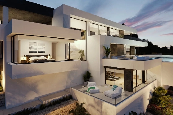 Villa in Cumbre del Sol zu verkaufen, Espace de vie 830 m², Terrain 1877 m², 1 Chambres &agrave; coucher, 5 Badezimmer, Pool, ref.: BS-83710403-9