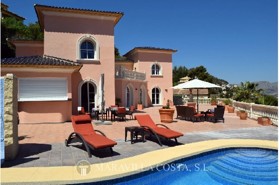 Villa in Pedreguer zu verkaufen, Espace de vie 425 m², Baujahr 2006, + Fussbodenheizung, Klimaanlage, Terrain 1382 m², 5 Chambres &agrave; coucher, 4 Badezimmer, Pool, ref.: MV-2376-2