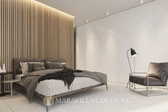 Villa in Moraira zu verkaufen, Espace de vie 261 m², Baujahr 2023, + Fussbodenheizung, Klimaanlage, Terrain 939 m², 4 Chambres &agrave; coucher, 4 Badezimmer, Pool, ref.: MV-2499-5