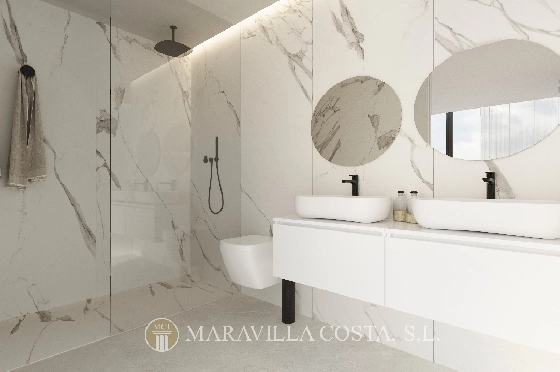 Villa in Moraira zu verkaufen, Espace de vie 261 m², Baujahr 2023, + Fussbodenheizung, Klimaanlage, Terrain 939 m², 4 Chambres &agrave; coucher, 4 Badezimmer, Pool, ref.: MV-2499-6