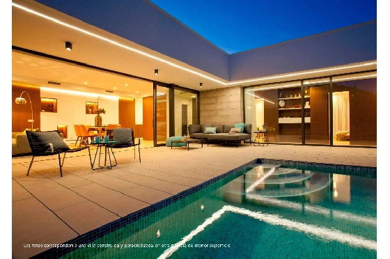 Villa in Cumbre del Sol zu verkaufen, Espace de vie 442 m², Terrain 817 m², 3 Chambres &agrave; coucher, 4 Badezimmer, Pool, ref.: BS-83851628-3