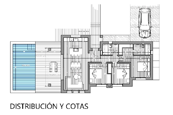 Villa in Denia(Marquesa 4) zu verkaufen, Espace de vie 120 m², Baujahr 2025, Zustand neuwertig, + Zentralheizung, Klimaanlage, Terrain 1085 m², 3 Chambres &agrave; coucher, 2 Badezimmer, Pool, ref.: UM-UV-HEBE-18