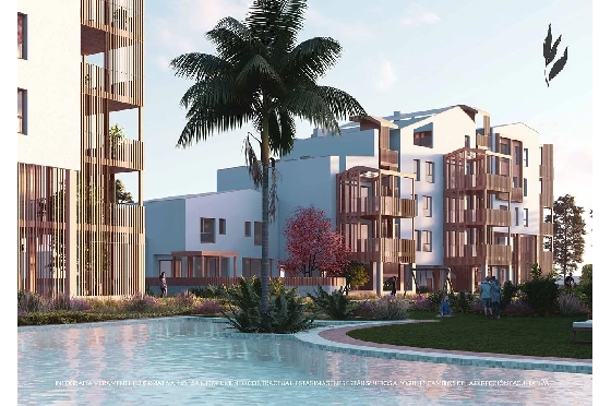 Penthouse Apartment in El Vergel zu verkaufen, Espace de vie 153 m², Zustand Erstbezug, Klimaanlage, 3 Chambres &agrave; coucher, 2 Badezimmer, Pool, ref.: HA-VGN-110-A05-1