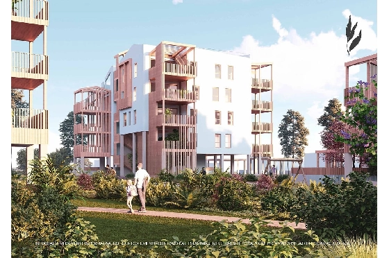 Penthouse Apartment in El Vergel zu verkaufen, Espace de vie 153 m², Zustand Erstbezug, Klimaanlage, 3 Chambres &agrave; coucher, 2 Badezimmer, Pool, ref.: HA-VGN-110-A05-2