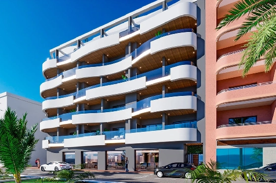 Etagen Apartment in Torrevieja zu verkaufen, Wohnfläche 82 m², Zustand Erstbezug, 2 Schlafzimmer, 2 Badezimmer, Pool, ref.: HA-TON-203-A01-5