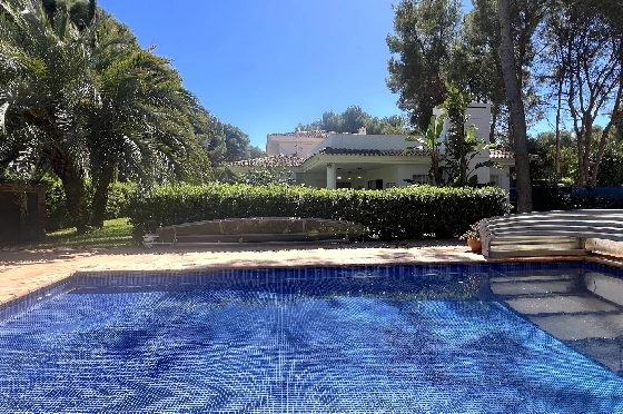 Villa in Denia(Las Rotas) zu verkaufen, Espace de vie 280 m², Baujahr 1989, Zustand gepflegt, + Zentralheizung, Terrain 1150 m², 5 Chambres &agrave; coucher, 4 Badezimmer, Pool, ref.: SC-T0424-2