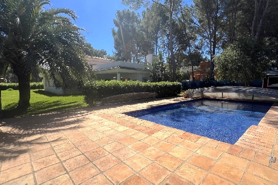 Villa in Denia(Las Rotas) zu verkaufen, Espace de vie 280 m², Baujahr 1989, Zustand gepflegt, + Zentralheizung, Terrain 1150 m², 5 Chambres &agrave; coucher, 4 Badezimmer, Pool, ref.: SC-T0424-4