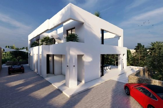 Villa in Benissa(La Fustera) zu verkaufen, Espace de vie 615 m², Baujahr 2023, Klimaanlage, Terrain 1347 m², 4 Chambres &agrave; coucher, 3 Badezimmer, Pool, ref.: BI-BE.H-902-12