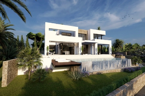 Villa in Benissa(La Fustera) zu verkaufen, Espace de vie 615 m², Baujahr 2023, Klimaanlage, Terrain 1347 m², 4 Chambres &agrave; coucher, 3 Badezimmer, Pool, ref.: BI-BE.H-902-13