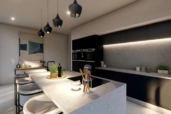 Villa in Benissa(La Fustera) zu verkaufen, Espace de vie 615 m², Baujahr 2023, Klimaanlage, Terrain 1347 m², 4 Chambres &agrave; coucher, 3 Badezimmer, Pool, ref.: BI-BE.H-902-5