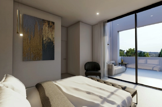 Villa in Benissa(La Fustera) zu verkaufen, Espace de vie 615 m², Baujahr 2023, Klimaanlage, Terrain 1347 m², 4 Chambres &agrave; coucher, 3 Badezimmer, Pool, ref.: BI-BE.H-902-8