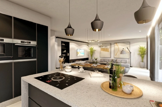 Villa in Altea zu verkaufen, Espace de vie 540 m², Baujahr 2024, Klimaanlage, Terrain 1270 m², 4 Chambres &agrave; coucher, 4 Badezimmer, Pool, ref.: BI-AL.H-031-10