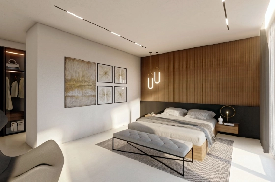 Villa in Altea zu verkaufen, Espace de vie 540 m², Baujahr 2024, Klimaanlage, Terrain 1270 m², 4 Chambres &agrave; coucher, 4 Badezimmer, Pool, ref.: BI-AL.H-031-12
