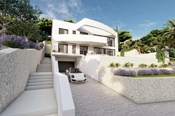 Villa in Altea zu verkaufen, Espace de vie 540 m², Baujahr 2024, Klimaanlage, Terrain 1270 m², 4 Chambres &agrave; coucher, 4 Badezimmer, Pool, ref.: BI-AL.H-031-16