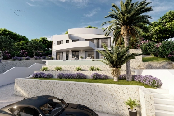 Villa in Altea zu verkaufen, Espace de vie 540 m², Baujahr 2024, Klimaanlage, Terrain 1270 m², 4 Chambres &agrave; coucher, 4 Badezimmer, Pool, ref.: BI-AL.H-031-17